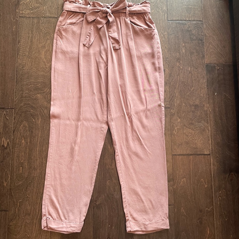 Thread & Supply High Waisted Paper Bag Pants